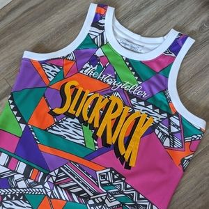 Headgear Classics Slick Rick Basketball Jersey size Large NWOT